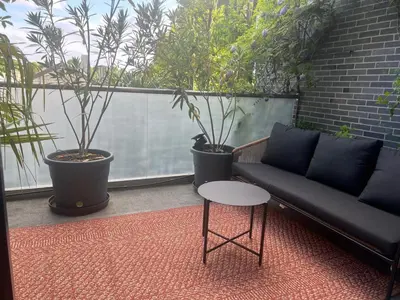Balcon ou terrasse dans l'établissement Ravissant loft avec une belle terrasse
