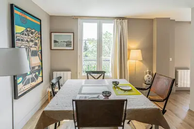 Coin salon dans l'établissement Appartement Barrio - Welkeys