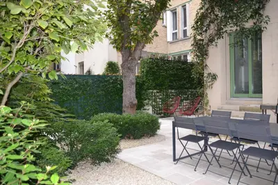 Jardin de l'établissement La Villa d'Auteuil, Paris 16