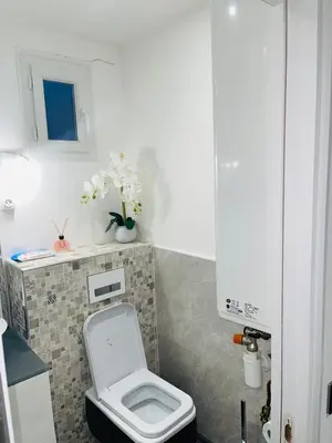 Salle de bains dans l'établissement APPARTEMENT AVEC VUE SUR LA TOUR EIIFEL