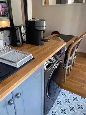 Cuisine ou kitchenette dans l'établissement Bastille Belle Époque
