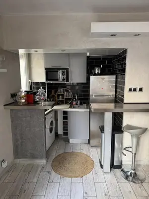 Cuisine ou kitchenette dans l'établissement Le sacré cœur