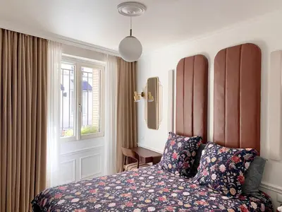 Un ou plusieurs lits dans un hébergement de l'établissement Chambres d'hôtes - Marais