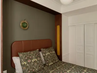 Un ou plusieurs lits dans un hébergement de l'établissement Chambres d'hôtes - Marais