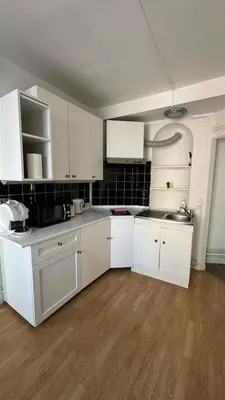 Cuisine ou kitchenette dans l'établissement Appartement a Paris
