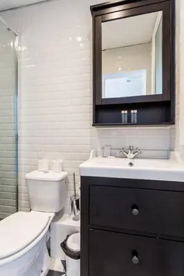 Salle de bains dans l'établissement CMG Résidence Bastille - Saint Antoine