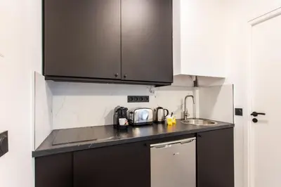 Cuisine ou kitchenette dans l'établissement CMG Résidence Bastille - Saint Antoine