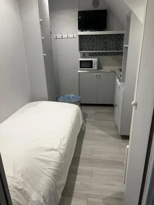 Cuisine ou kitchenette dans l'établissement Sous les toits de PARIS TROCADERO