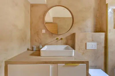 Salle de bains dans l'établissement Appartement parisien lumineux proche métro