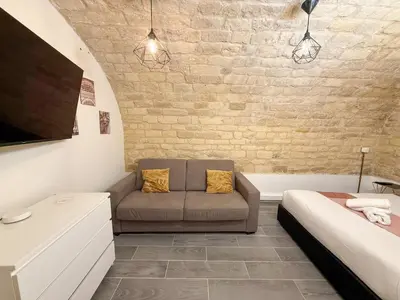 Coin salon dans l'établissement 153 - Urban Pretty Flat in Center of Paris