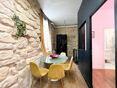 Coin salon dans l'établissement 154 - Urban Atelier Home Cinema in Paris