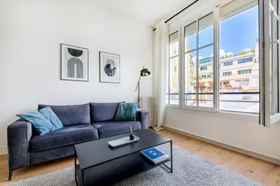 Coin salon dans l'établissement Le Cygne des Champs-Elysées - Mobility lease