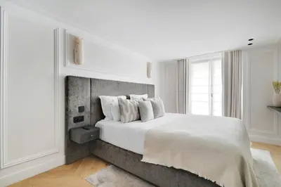 Un ou plusieurs lits dans un hébergement de l'établissement TheLander Serviced Apartments in Saint-Germain des Près - Rue Jacob