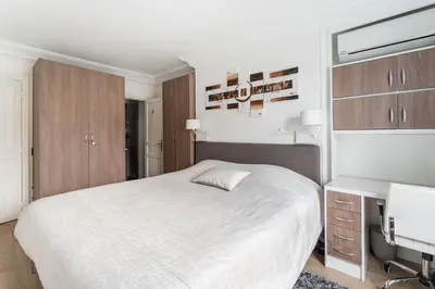 Un ou plusieurs lits dans un hébergement de l'établissement Appartement Haussmannien - dernier étage