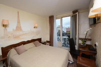 Un ou plusieurs lits dans un hébergement de l'établissement Familia Hotel