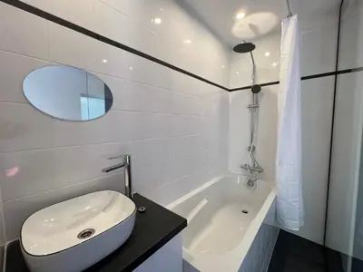 Salle de bains dans l'établissement Cité Pilleux - Cozy Apartment in a private lane