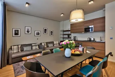 Cuisine ou kitchenette dans l'établissement 138 - Urban Beautiful Duplex in Saint Germain