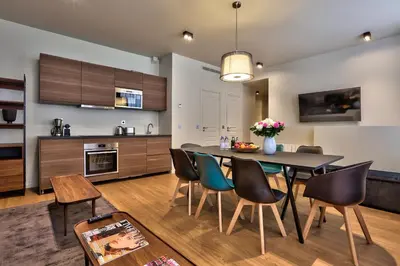Cuisine ou kitchenette dans l'établissement 138 - Urban Beautiful Duplex in Saint Germain