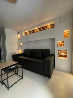 Coin salon dans l'établissement Appartement Design Quartier Montmartre-Sacre-Cœur! Paris XVIIIe