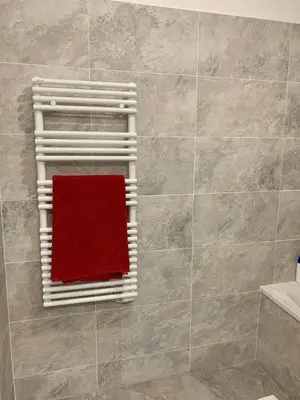 Salle de bains dans l'établissement Chambre privée