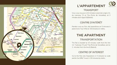 Plan de l'établissement New Duplex 6Pers#Paris Expo#Porte de Versailles