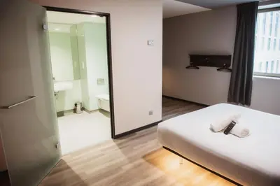 Un ou plusieurs lits dans un hébergement de l'établissement easyHotel Paris Nord Aubervilliers