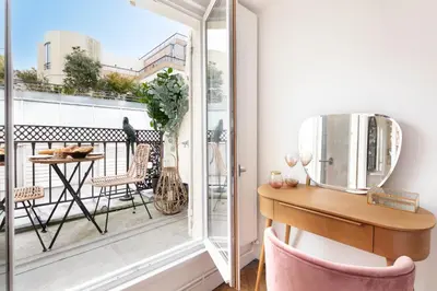Balcon ou terrasse dans l'établissement 123paris city