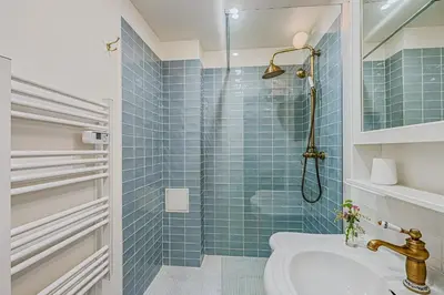 Salle de bains dans l'établissement Appartement Grenelle - Welkeys