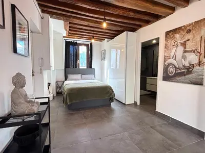 Un ou plusieurs lits dans un hébergement de l'établissement Le Loft Gravilliers