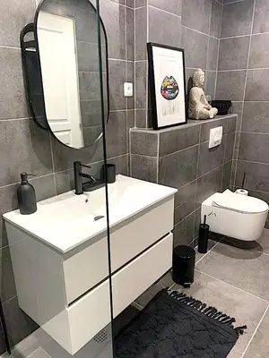 Salle de bains dans l'établissement Le Loft Gravilliers