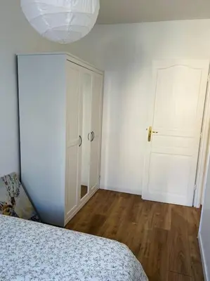 Un ou plusieurs lits dans un hébergement de l'établissement Appart PARIS Sud - calme & lumineux - RER B 2 minutes