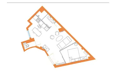 Plan de l'établissement Parisuites Central Canal Saint Martin Luxe & Chic & Cosy