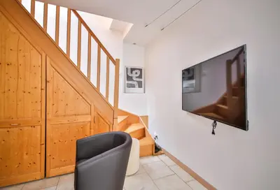 Télévision ou salle de divertissement dans l'établissement 01#Duplex 4Pers#Sèvres-Lecourbe#Necker