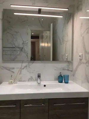 Salle de bains dans l'établissement Appartements Au Coeur du Marais