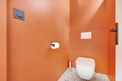 Salle de bains dans l'établissement Superbe Appartement - Père Lachaise
