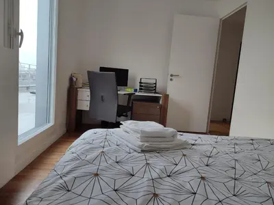 Plan de l'établissement Penthouse 108 m2 - Terrasse & Parking - Paris Sud - Orly - Parc Expo