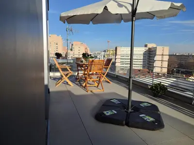 Plan de l'établissement Penthouse 108 m2 - Terrasse & Parking - Paris Sud - Orly - Parc Expo