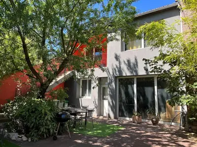 Jardin de l'établissement E - LOFT 10 min PARIS PARC EXPOS / 2 chambres / 6 lits