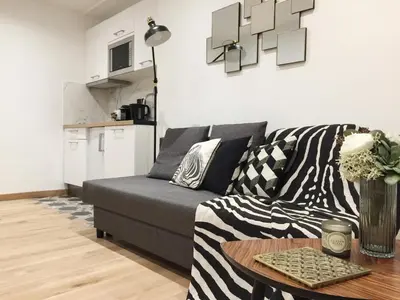 Cuisine ou kitchenette dans l'établissement Appartement Familial Au Coeur du Marais