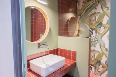 Salle de bains dans l'établissement Recently renovated 3BD next to Invalides