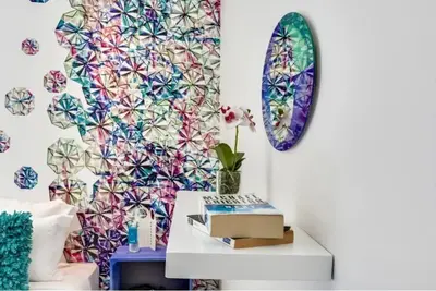 Plan de l'établissement Modern & colourful 3BD for 9 guests in Le Marais!