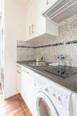 Cuisine ou kitchenette dans l'établissement Paris Eiffel Studio