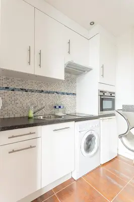 Cuisine ou kitchenette dans l'établissement Paris Eiffel Studio