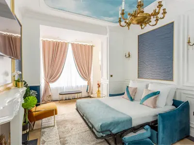 Un ou plusieurs lits dans un hébergement de l'établissement Merveil - Luxury Suite -Champs Elysees-Haussmann I