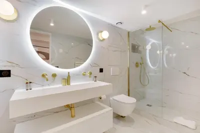 Salle de bains dans l'établissement Incroyable appartement - 3BR-8P - Pl de la Nation