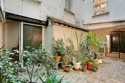 Jardin de l'établissement Magnificent studio - 2P - Les Halles