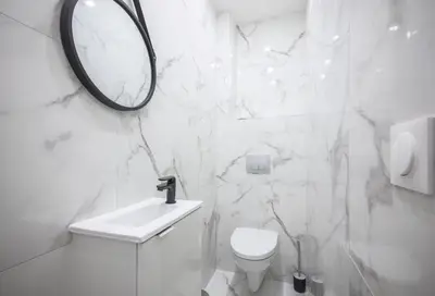 Salle de bains dans l'établissement 1#Appart 4Pers#2 Chambres#Commerce#FullEquipped#AC