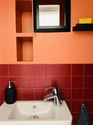 Salle de bains dans l'établissement Marais - Appartement sur les toits