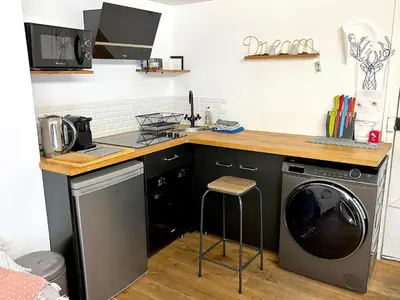 Cuisine ou kitchenette dans l'établissement Loft Varenne