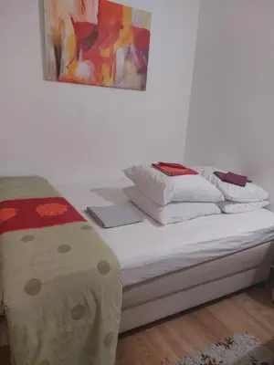 Un ou plusieurs lits dans un hébergement de l'établissement Un studio au sacré cœur Montmartre